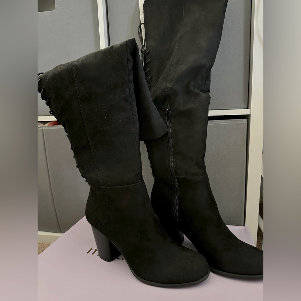 Never before worn Madden Girl heel boots